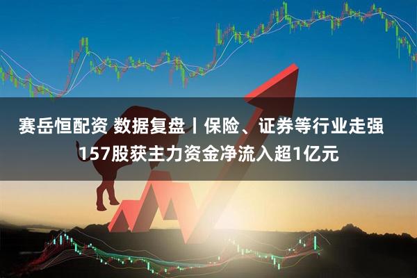 赛岳恒配资 数据复盘丨保险、证券等行业走强   157股获主力资金净流入超1亿元
